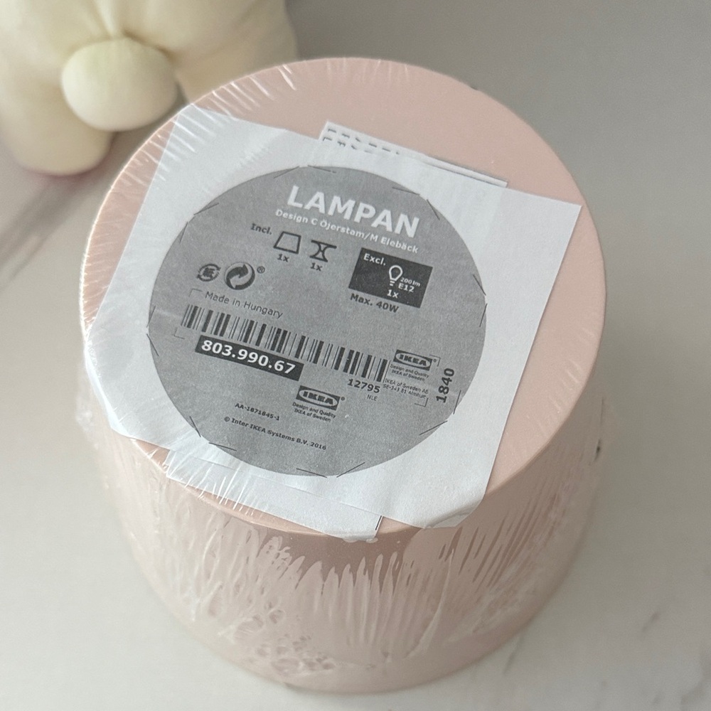 IKEA Pink Lampan Table Lamp